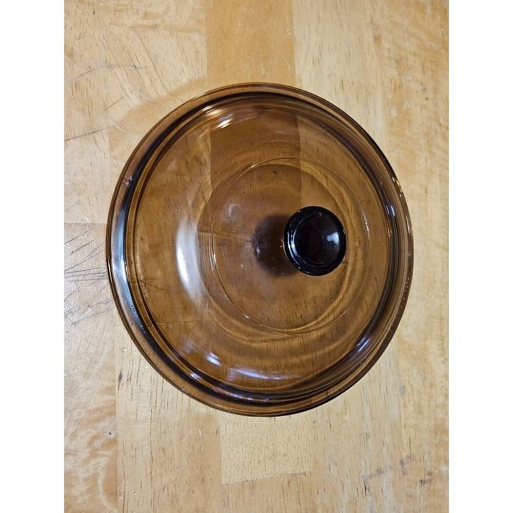 Vintage Pyrex Replacement Lid Pyrex Vision V1.5C Brown EUC